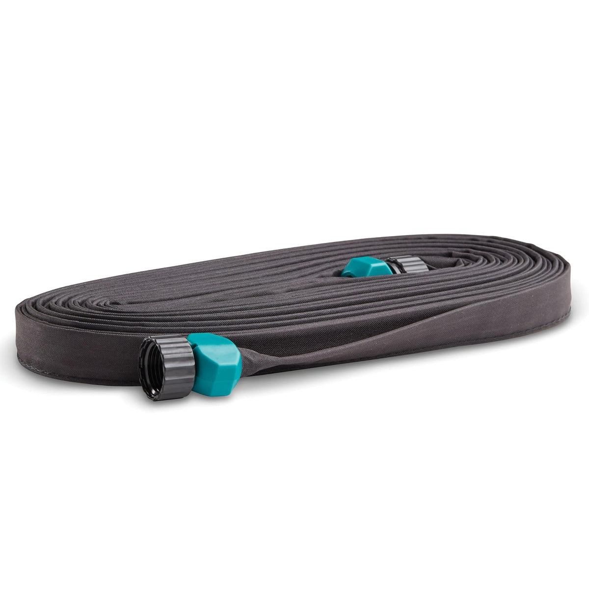 Gilmour Manguera y Montaje, Flat Soaker Hose, 25 Foot | Manguera de riego por goteo para camas de jardín, jardines de verduras y huertos, 80% de ahorro de agua, flexible