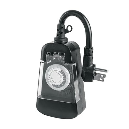 Volteck TEM-1E, Temporizador analógico para uso en exteriores 2 contactos