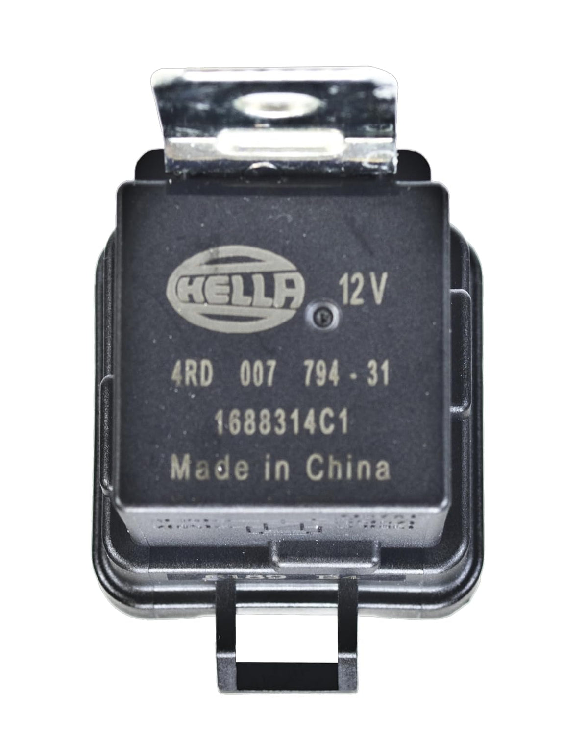 Hella Relé SPDT RES 007794311, 12V 20/40 A con Soporte Resistente a la Intemperie