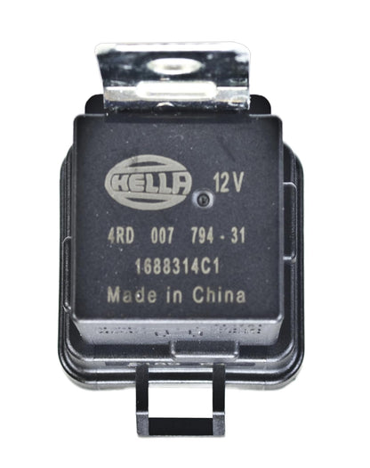 Hella Relé SPDT RES 007794311, 12V 20/40 A con Soporte Resistente a la Intemperie