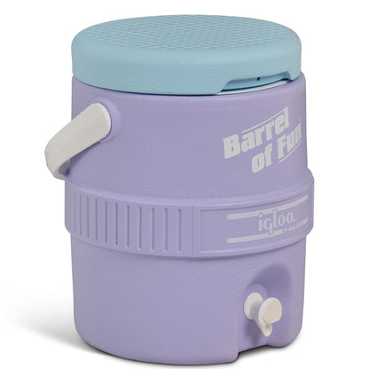 Igloo Lilac Breeze RETRO 2 galones barril de diversión