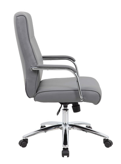 Boss Office Products - Silla de Asiento Ejecutivo, Color Gris