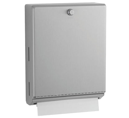 Bobrick B-2620 Stainless 10.75" x 14" Paper Towel Dispenser