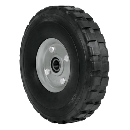 Pretul RD-92, Rueda de hule sólido 9" para diablo, doble balero, 1 pieza