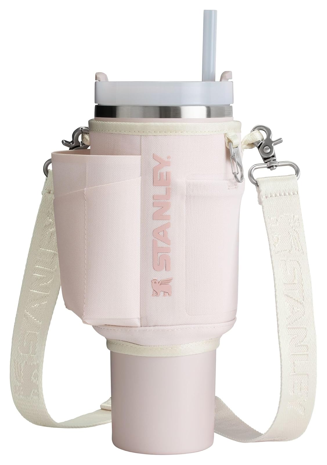 Stanley All Day Bolsa Cruzada para Vaso Quencher de 40 oz - Rosa Cuarzo