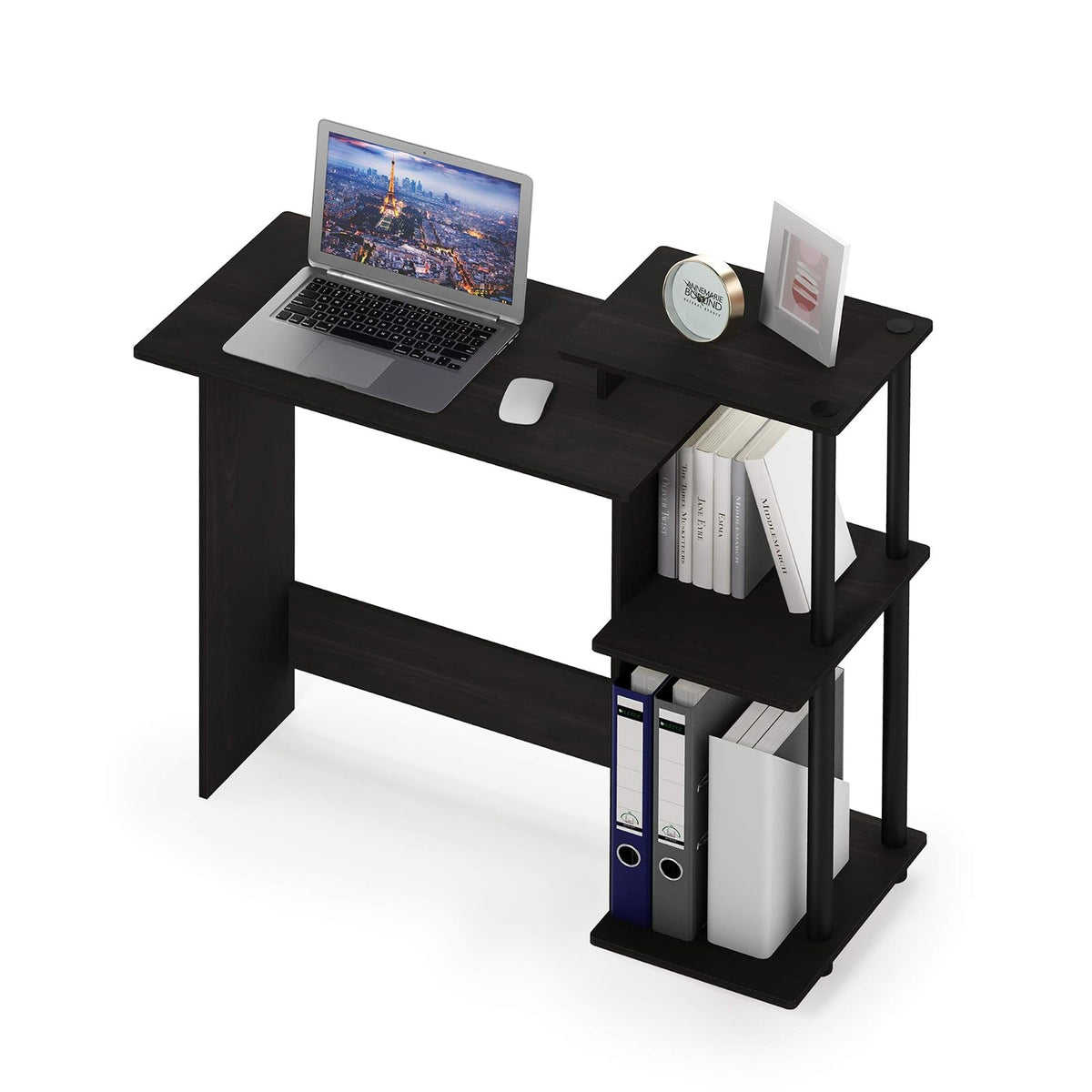 Furinno 11192EX/BK 99797E Home Computer Desk Writing Table, Espresso Finish