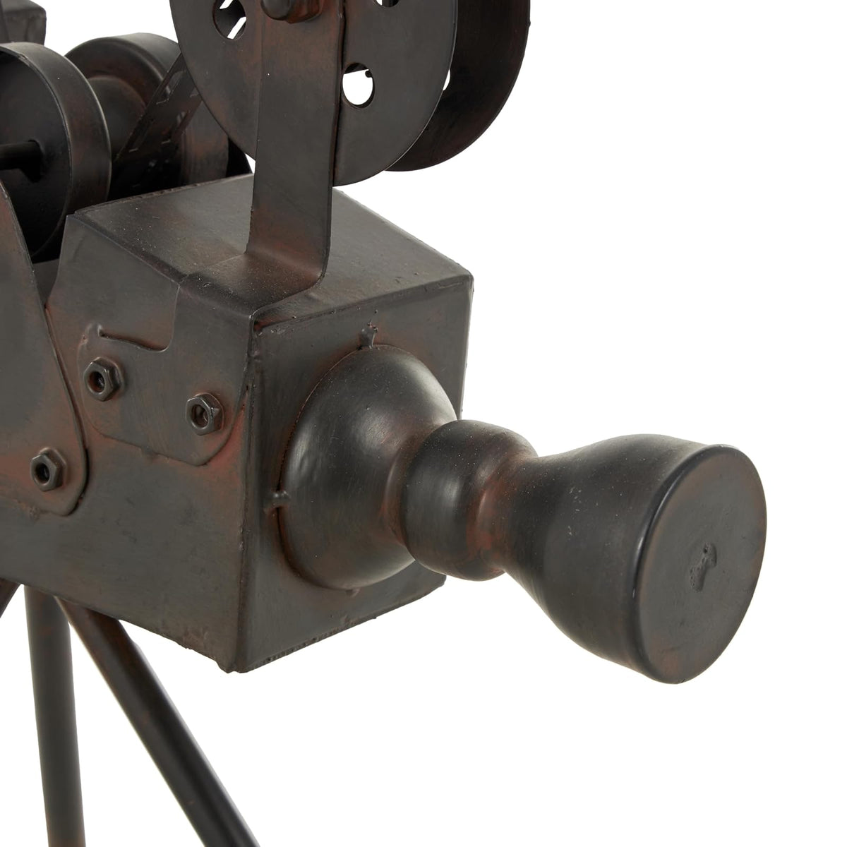 Deco 79 13024 - Cámara metálica antiq de 15 Pulgadas de Alto, 12 Pulgadas W-13024, tamaño Conveniente, proyector de película en Soporte de trípode