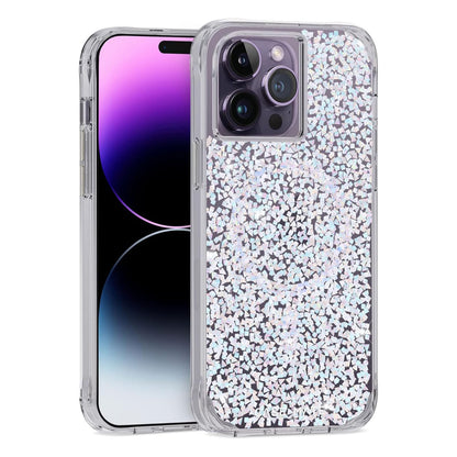 Case-Mate BLOX Funda Cuadrada para iPhone, Compatible con MagSafe - Diamante centelleante - iPhone 14 Pro Max