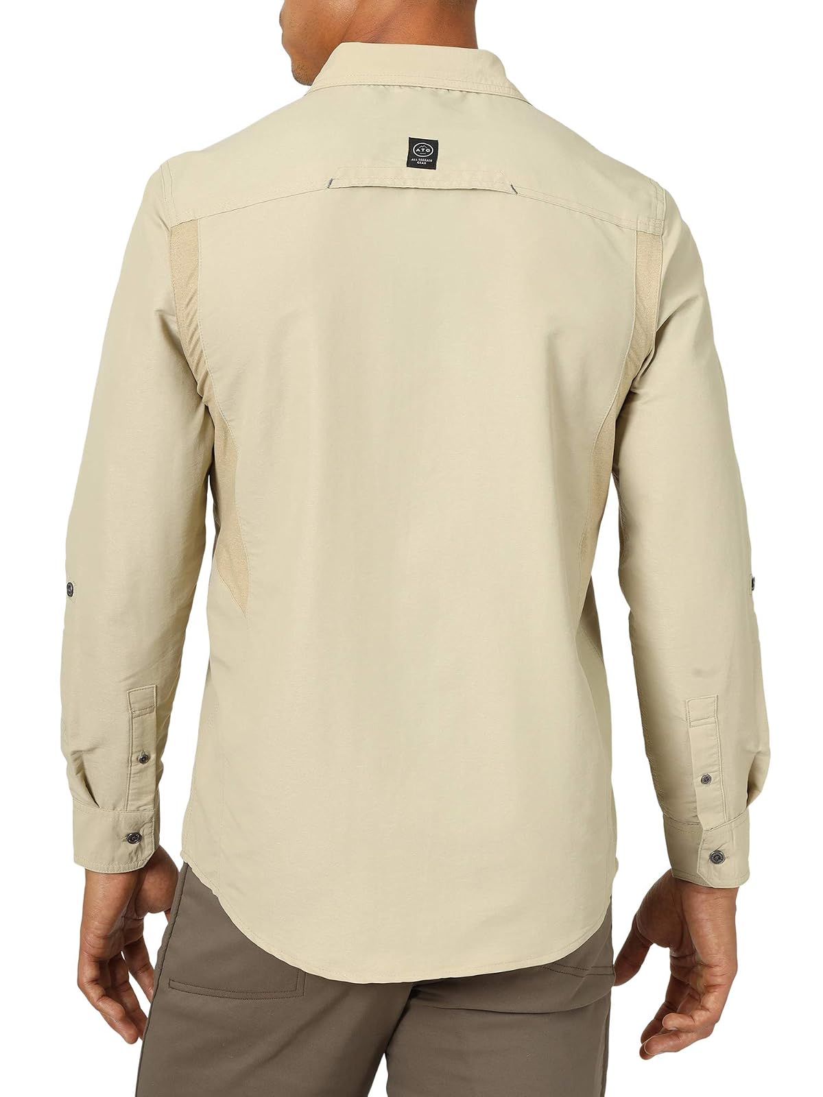 ATG by Wrangler Playera de Manga Larga de Material Mixto. Camisa para Hombre