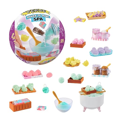 MGA's Miniverse Make It Mini Spa Multipack - Mini Coleccionables, DIY, Productos Reales de Spa que Realmente Funcionan, para Coleccionistas y Niños Mayores de 8 años, NO COMESTIBLE