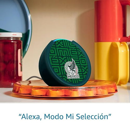Echo Pop de edición limitada con licencia oficial de la Selección Nacional de México (modelo más reciente): incluye Acceso Anticipado de Alexa+