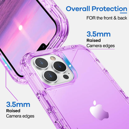 ORIbox - Funda Compatible con iPhone 12 y iPhone 12 Pro, Resistente a los Golpes, anticaída, Transparente