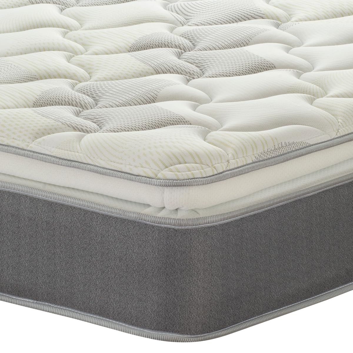 Colchón Individual America Mandalay, Resortes Infiniti, Colchoneta Pillow Top, Confort Medio