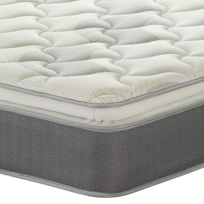 Colchón Individual America Mandalay, Resortes Infiniti, Colchoneta Pillow Top, Confort Medio