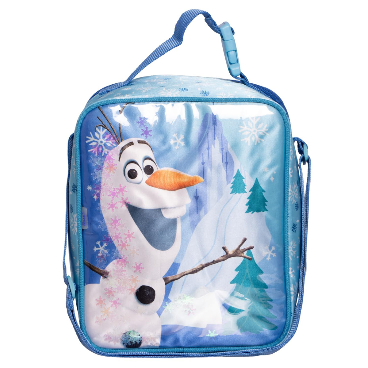 Ruz Lonchera Infantil | Frozen | 100% Poliéster Capacidad 3 Litros | Lonchera Escolar para niñas con Compartimento Principal Amplio y Práctico Cierre de Cremallera