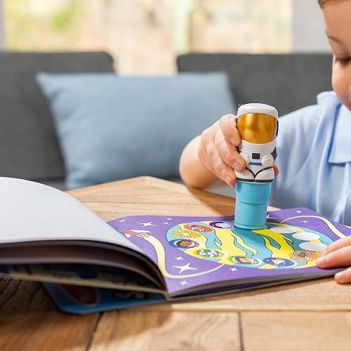 Melissa & Doug Sticker Wow!™ 24-Page Activity Pad and Sticker Stamper, 300 Stickers, Arts and Crafts Fidget Toy Collectible Character – Astronaut - FSC-Certified Materials