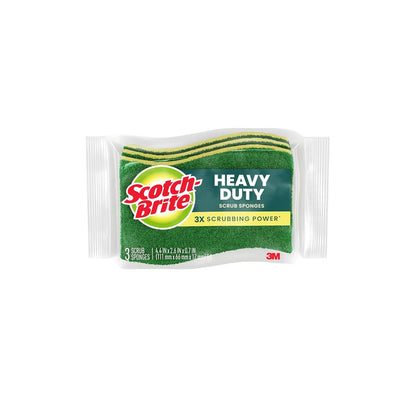 Scotch-Brite Esponjas Resistentes para Trastes, Uso Rudo - 24