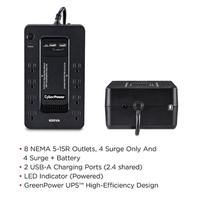 UPS Standby de 650VA / 360W,