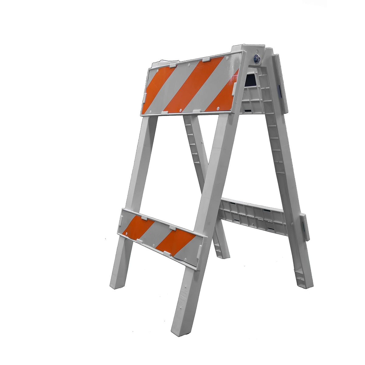 Cortina 97-01-002 - Barricada plegable (polipropileno, tipo II, 61 x 101,6 cm), color naranja y blanco