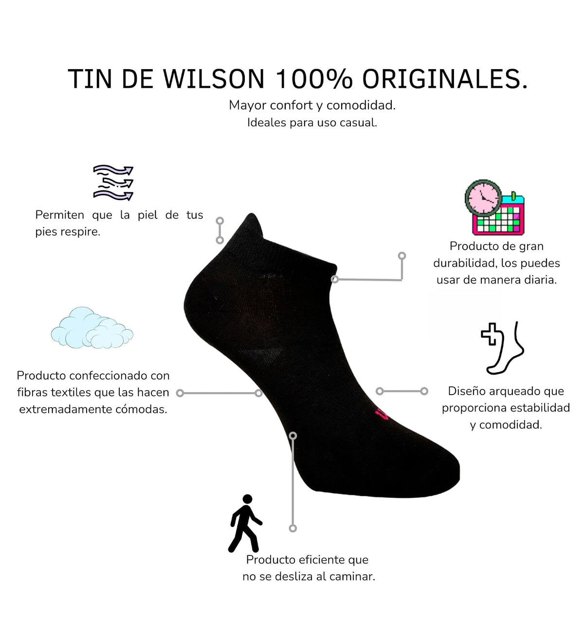 Wilson 10 Piezas Tin para Mujer, Multicolor, S/Felpa, Talla Unica, B0435