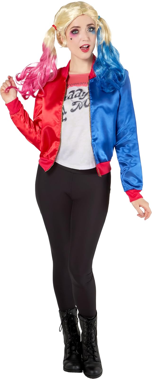 Rubie's - Kit de disfraz de Harley Quinn de Suicide Squad para mujer, multicolor, pequeño