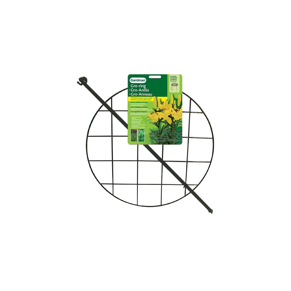 Gardman R754 Grow Through Hoops con 3 Patas, 16 Pulgadas de Ancho x 62 Pulgadas de Alto.