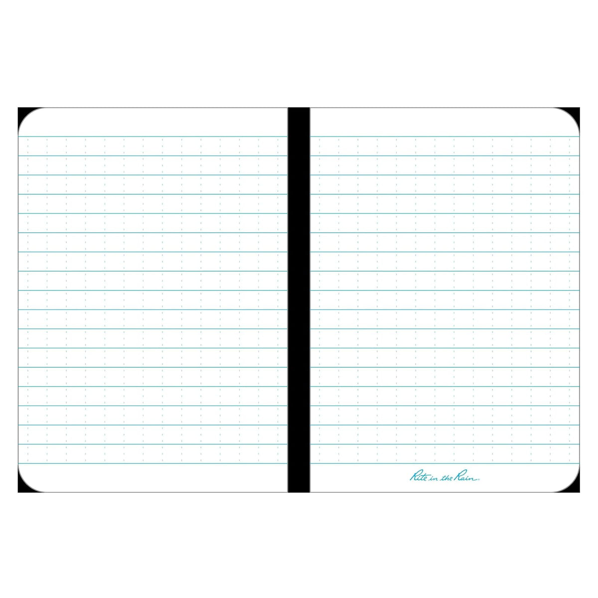 Rite In The Rain - Cuaderno de cubierta suave resistente a la intemperie, 3.5 x 5 pulgadas, cubierta amarilla, patrón universal (No. 374-M)