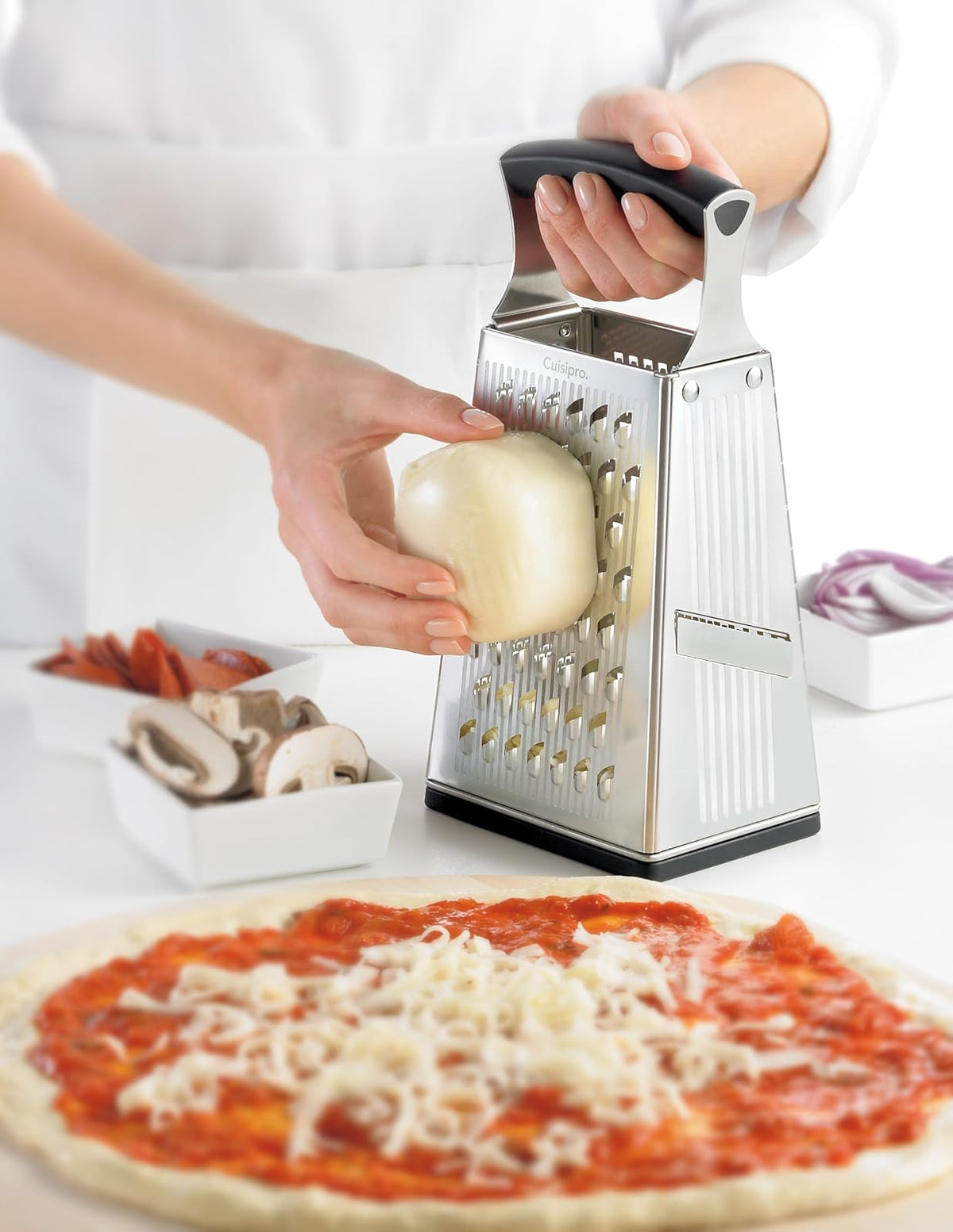 CUISIPRO 65506068503 4 Sided Box Grater,