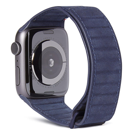 Extensible de Piel Decoded Series 7 (45mm) / 6 / SE / 5/4 (44mm) / 3/2 / 1 (42mm) - Azul