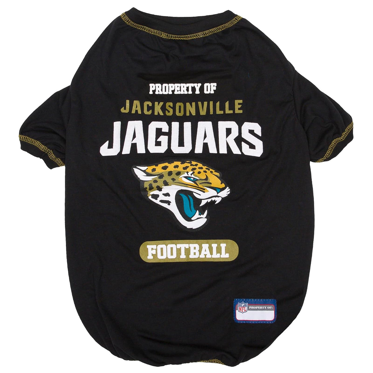 Pets First NFL Playera Deportiva para Perro - Pequeño - Jacksonville Jaguars