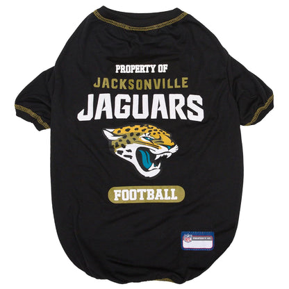 Pets First NFL Playera Deportiva para Perro - Pequeño - Jacksonville Jaguars