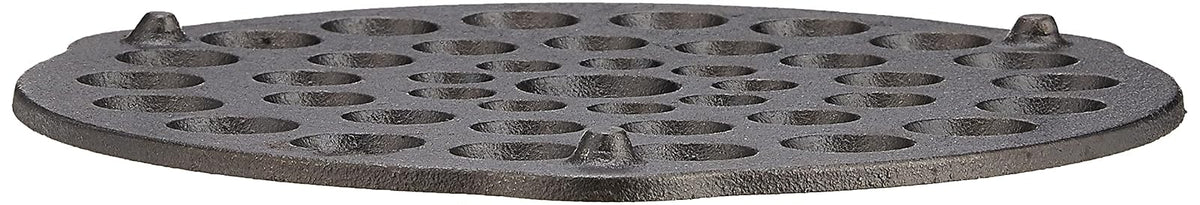Lodge L8DOT3 Cast Iron Meat Rack/Trivet, Pre-Seasoned, 8"