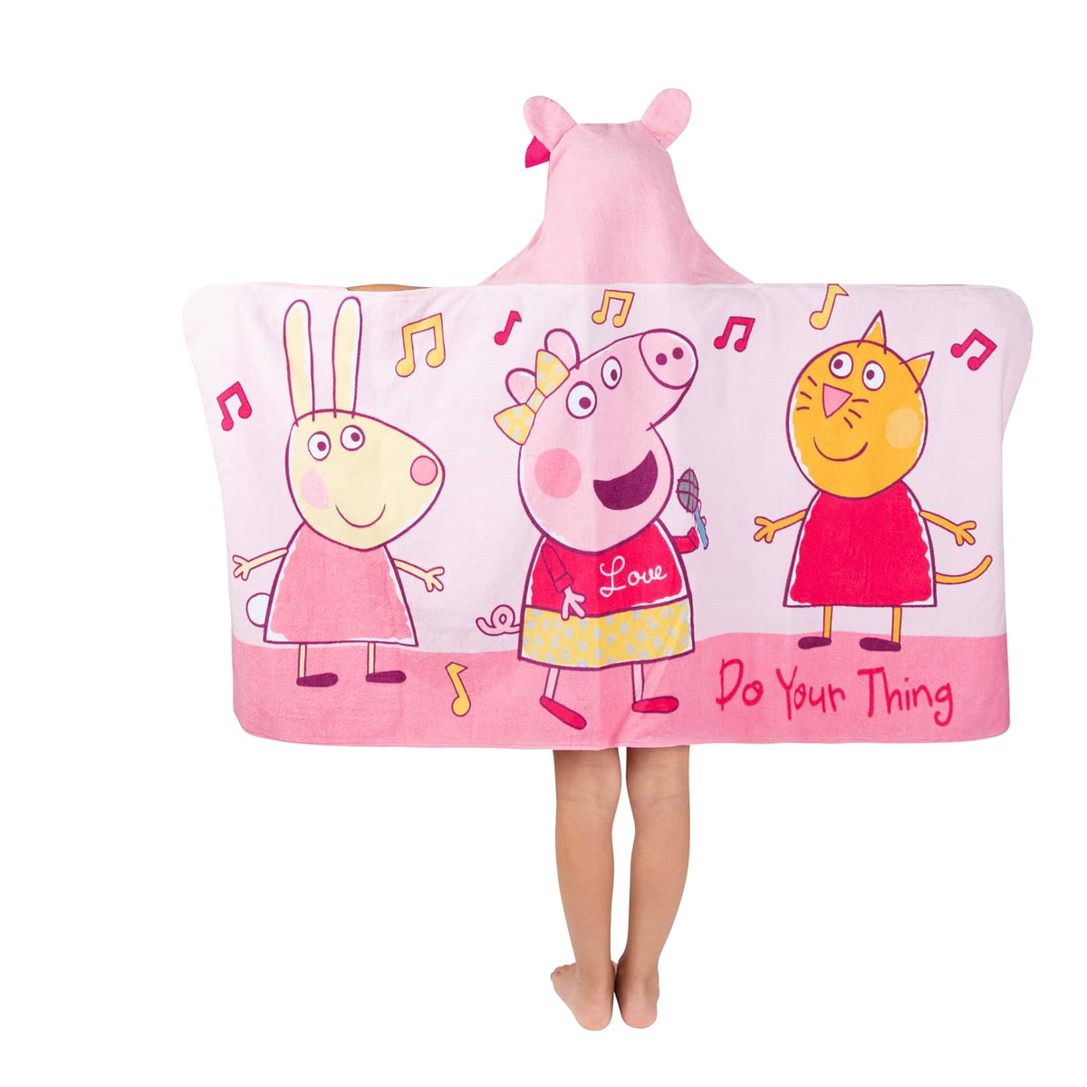 Franco Peppa Pig - Toalla de Toalla de Rizo de algodón Suave para baño/alberca/Playa, 61.0 x 1.3 m, L