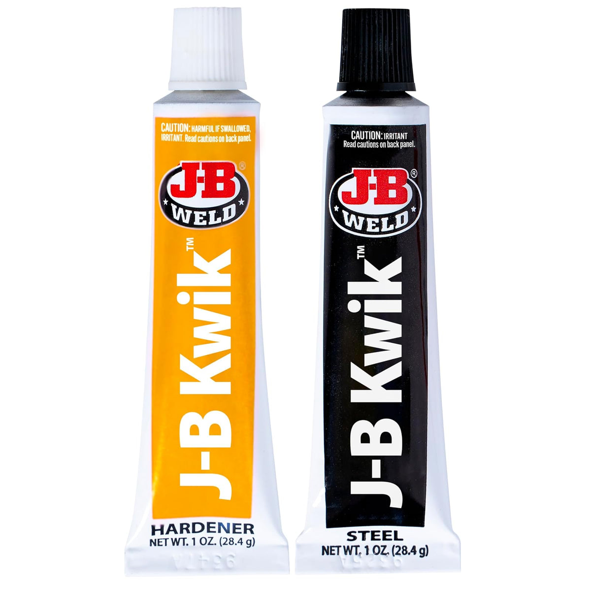 J-B Weld 8276 KwikWeld - Epoxi reforzado de acero de ajuste rápido, color gris oscuro, 2 onzas
