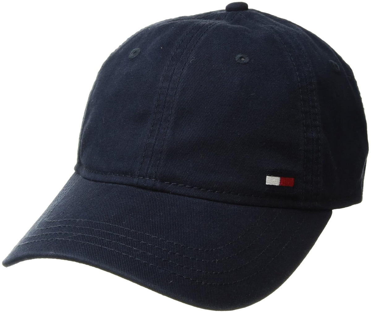 Tommy Hilfiger Gorra de béisbol con Solapa Ajustable de algodón Billy Gorra de béisbol para para Hombres - Azul Marino - Talla Única