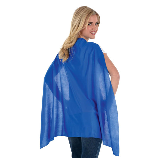 Amscan - Capa de superhéroe Dress Up Costume Party accesorio, Azul