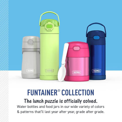 THERMOS BABY - Botella de acero inoxidable aislada al aspiradora, 10 onzas, color menta