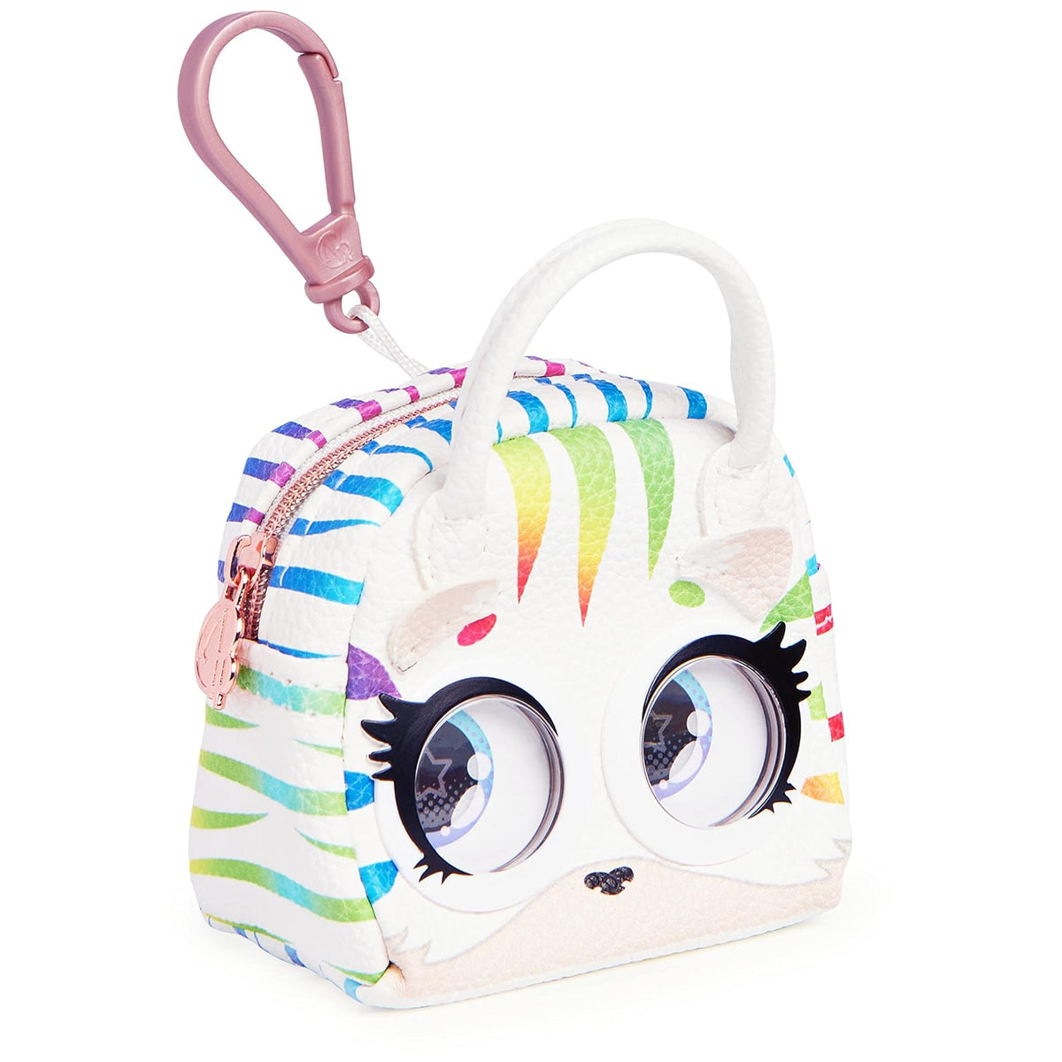 cartera Pets Micros, Roarin' Rainbow Tiger Elegante bolso pequeño con función de rollo de ojos, juguetes para niños para niñas de 5 años en adelante