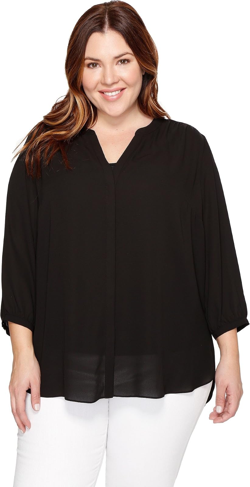 NYDJ - Blusa Pintuck para Mujer, Talla Grande