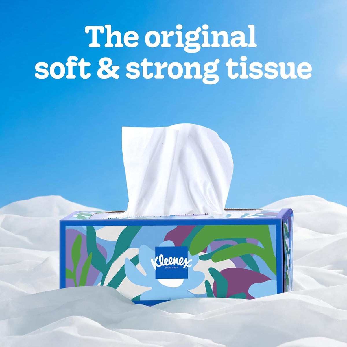 Kleenex Trusted Care - Pañuelos faciales, caja rectangular
