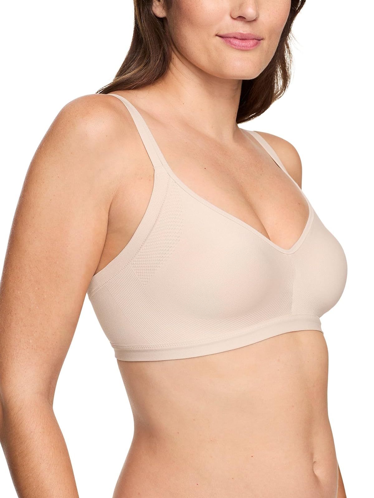 Warner's Blissful Benefits Brasier sin Costuras Sin Varillas - Butterscotch - 2XL