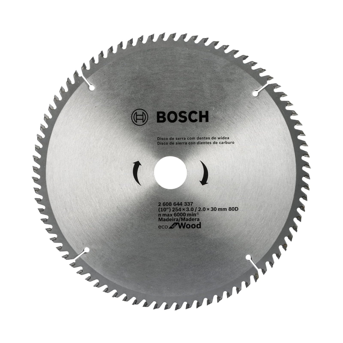 Bosch SIERRA CIRCULAR DE MESA ECO for Wood - 10" | 80 DIENTES