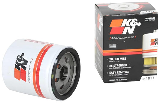 K&N Filtro de Aceite de Alto Rendimiento HP-1017 para Alfa Romeo, Buick y Chevrolet