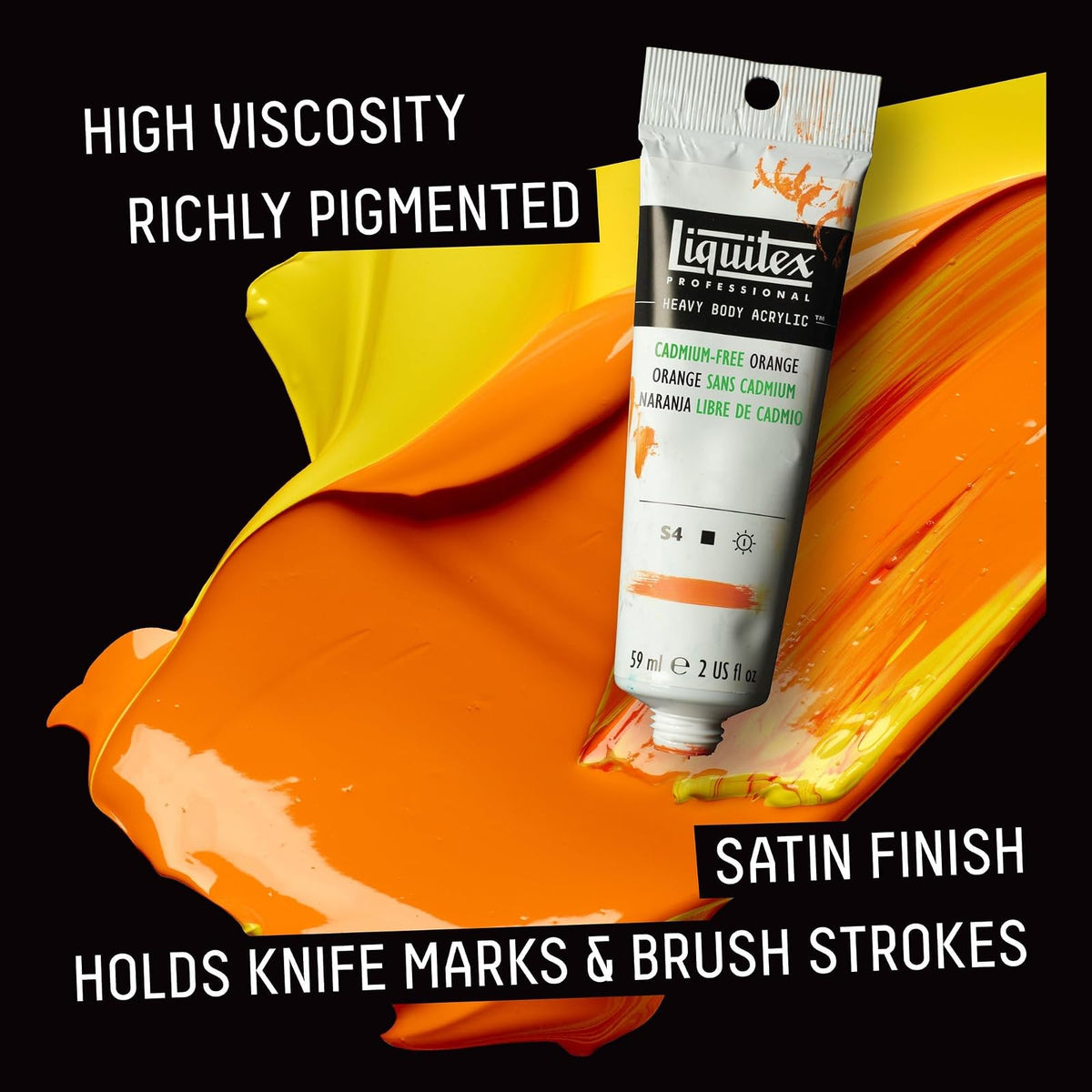 Liquitex Set con 6 Pinturas Acrílicos Heavy Body 59 ml