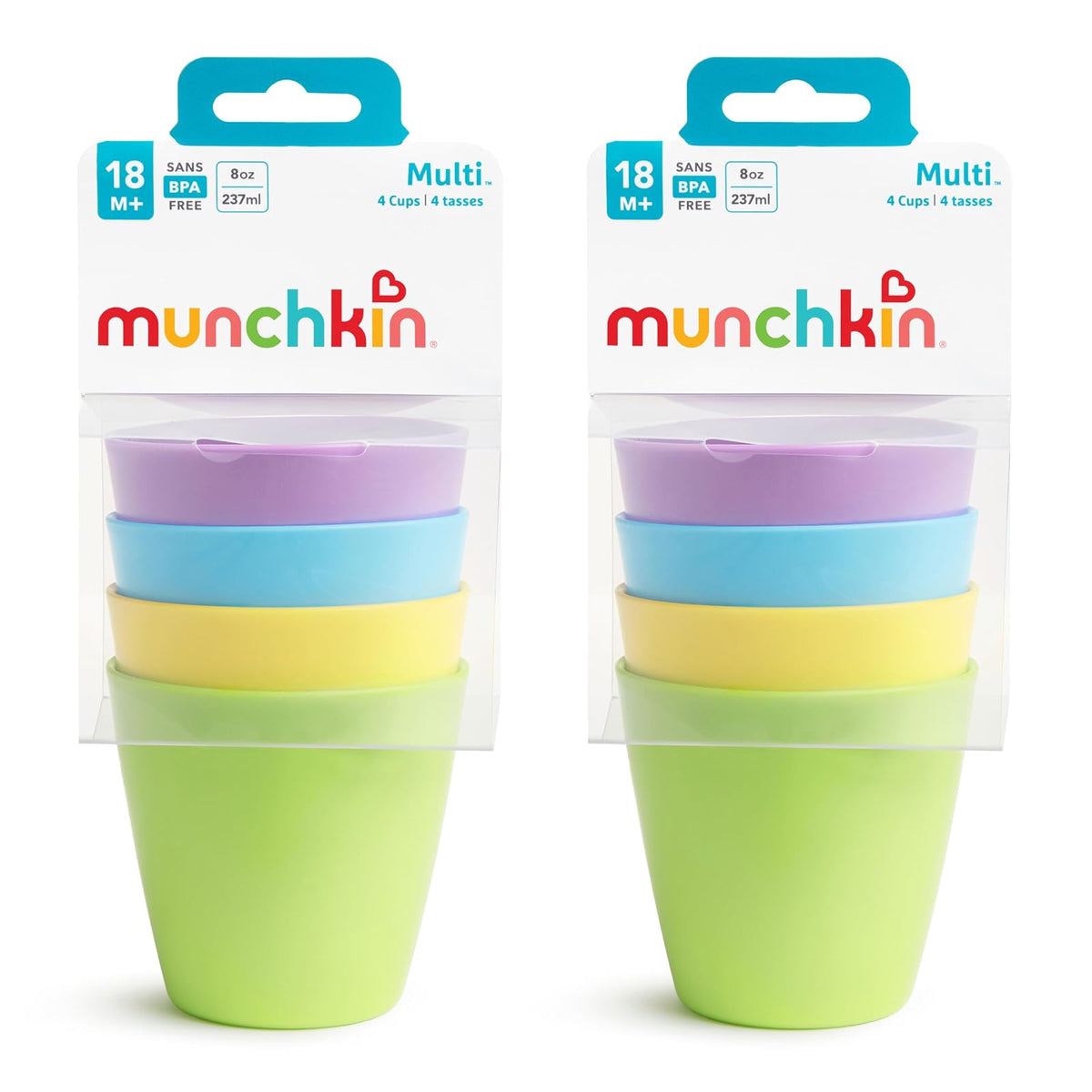 Munchkin - Vasos para niños pequeños, 8 unidades