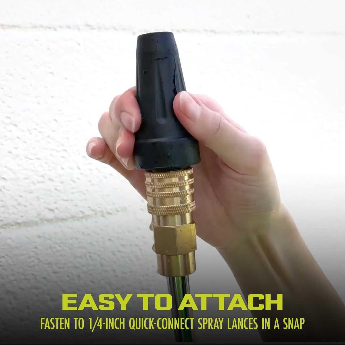 Sun Joe SPX-TSN-34S Quick-Connect, Universal Turbo Head Spray Nozzle for Pressure Washers