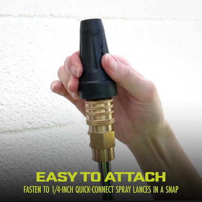 Sun Joe SPX-TSN-34S Quick-Connect, Universal Turbo Head Spray Nozzle for Pressure Washers