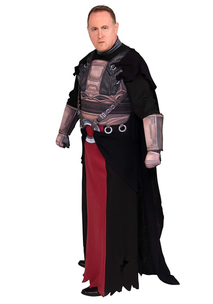 Star Wars Darth Revan - Disfraz Oficial de Halloween para Adultos, túnica con Armadura Acolchada en el Pecho, Faja de Cadera, guanteletes y Guantes, Multi, Large