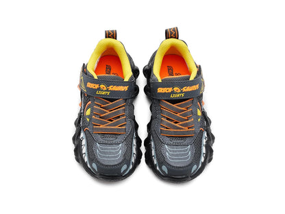 Skechers Skech-o-Saurus Lights 2.0 para niño | Casual, iluminado, luces S, cierre adaptativo, tema de dinosaurio
