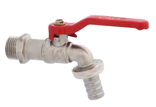 Dica 4020 Llave de Esfera para Manguera Niquelada 1/2"